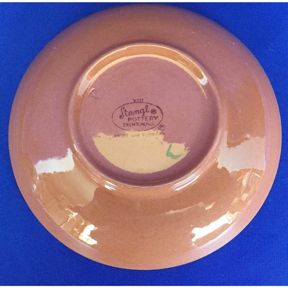 Stangl Fruit and Flowers Cup And Saucer Set Pattern Hand Painted Coffee Tea VTG - Picture 11 of 12